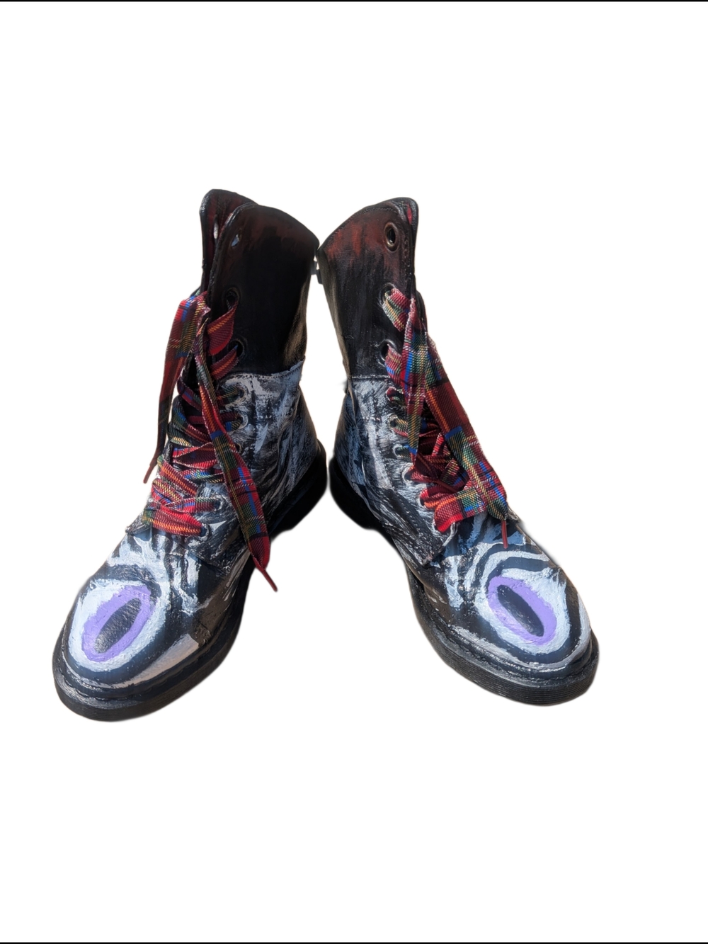 Dr. Martens 1914 Triumph Aimilita, Handpainted, Cheshire Cat, One Of A Kind - Picture 9 of 11